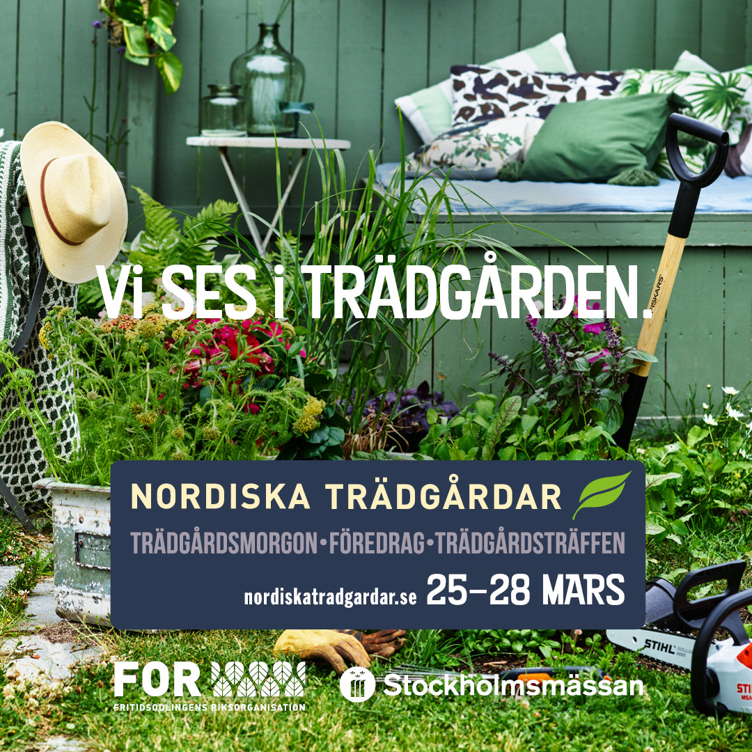 NORDISKA TRÄDGÅRDAR 25 -28 MARS 2021